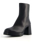 Bershka Botine negru - Pled.ro