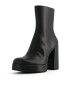 Bershka Botine negru - Pled.ro