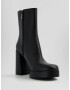 Bershka Botine negru - Pled.ro