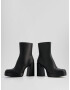 Bershka Botine negru - Pled.ro