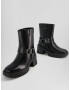 Bershka Botine negru - Pled.ro