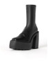 Bershka Botine negru - Pled.ro