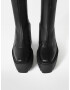 Bershka Botine negru - Pled.ro