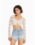 Bershka Bolero crem - Pled.ro