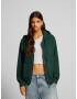 Bershka Hanorac verde - Pled.ro