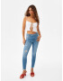 Bershka Jeans albastru denim - Pled.ro