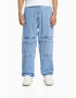 Bershka Jeans albastru denim - Pled.ro