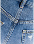 Bershka Jeans albastru denim / alb - Pled.ro