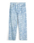 Bershka Jeans albastru denim / alb - Pled.ro