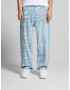 Bershka Jeans albastru denim / alb - Pled.ro