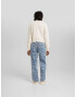 Bershka Jeans albastru denim / gri fumuriu - Pled.ro