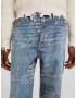 Bershka Jeans albastru denim / gri fumuriu - Pled.ro