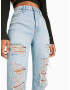 Bershka Jeans albastru deschis - Pled.ro