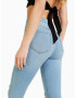 Bershka Jeans albastru deschis - Pled.ro