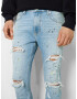 Bershka Jeans albastru deschis / galben / negru / alb - Pled.ro