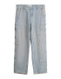 Bershka Jeans albastru deschis / oliv / alb - Pled.ro