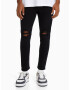 Bershka Jeans negru denim - Pled.ro