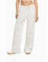 Bershka Pantaloni alb natural - Pled.ro