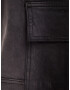 Bershka Pantaloni cu buzunare gri / negru - Pled.ro