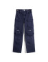 Bershka Pantaloni cu buzunare indigo - Pled.ro