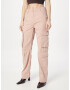 Bershka Pantaloni cu buzunare roz - Pled.ro