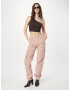 Bershka Pantaloni cu buzunare roz - Pled.ro