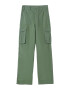 Bershka Pantaloni cu buzunare verde - Pled.ro