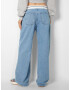 Bershka Pantaloni cu cute albastru denim - Pled.ro