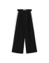 Bershka Pantaloni negru / alb - Pled.ro