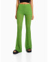 Bershka Pantaloni verde - Pled.ro