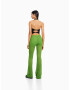 Bershka Pantaloni verde - Pled.ro