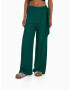 Bershka Pantaloni verde smarald - Pled.ro