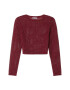 Bershka Pulover roșu burgundy - Pled.ro