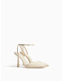 Bershka Pumps alb murdar - Pled.ro