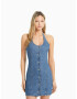 Bershka Rochie albastru denim - Pled.ro