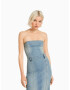 Bershka Rochie albastru denim - Pled.ro