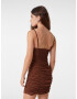 Bershka Rochie ciocolatiu - Pled.ro