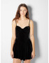 Bershka Rochie de cocktail negru - Pled.ro