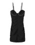 Bershka Rochie de cocktail negru - Pled.ro