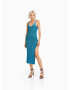 Bershka Rochie de plaja cyan - Pled.ro