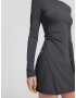 Bershka Rochie gri - Pled.ro