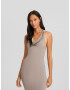 Bershka Rochie gri taupe - Pled.ro