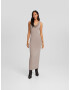 Bershka Rochie gri taupe - Pled.ro