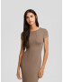 Bershka Rochie maro deschis - Pled.ro