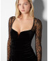 Bershka Rochie negru - Pled.ro