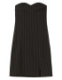 Bershka Rochie negru / alb - Pled.ro