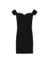 Bershka Rochie tricotat negru - Pled.ro