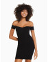 Bershka Rochie tricotat negru - Pled.ro