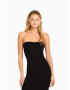 Bershka Rochie tricotat negru - Pled.ro