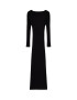 Bershka Rochie tricotat negru - Pled.ro